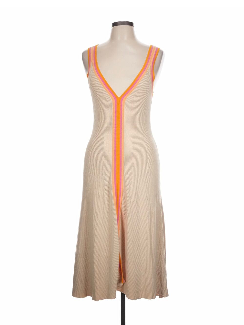 Sandro Piana Mid-Length Two-Tone Knit Dress Sz. L